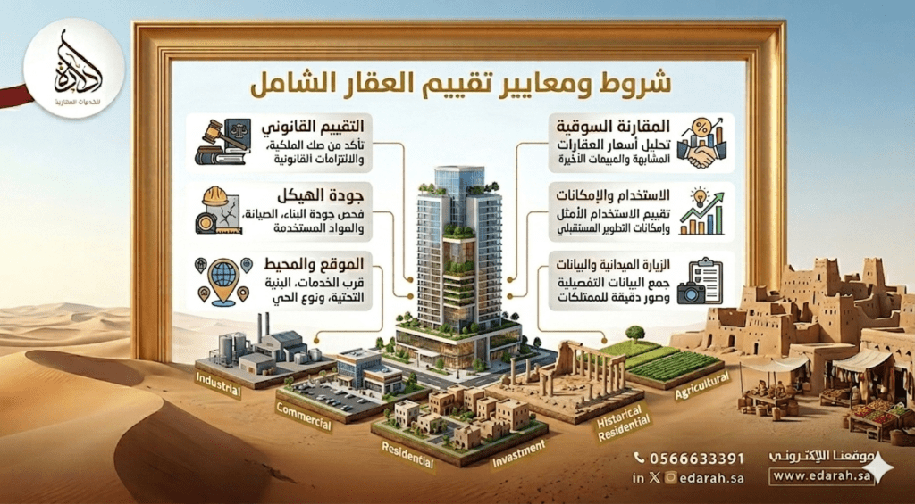 شروط تقييم العقار