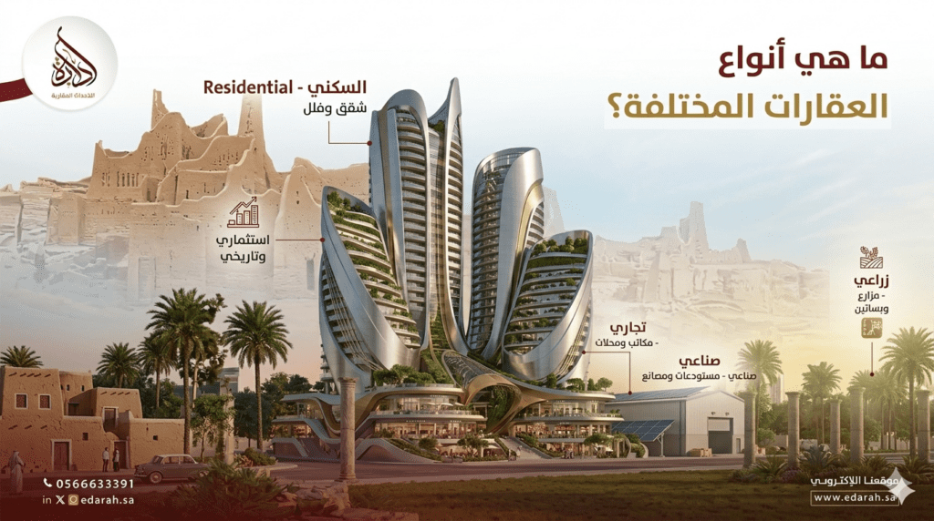 ما أنواع العقارات